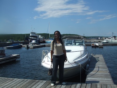 Lorna Blake in Georgian Bay